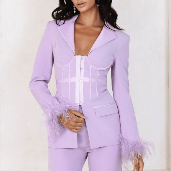 Lavish Alice Jackets & Blazers - Lavish Alice Lavendar Blazer Office Siren